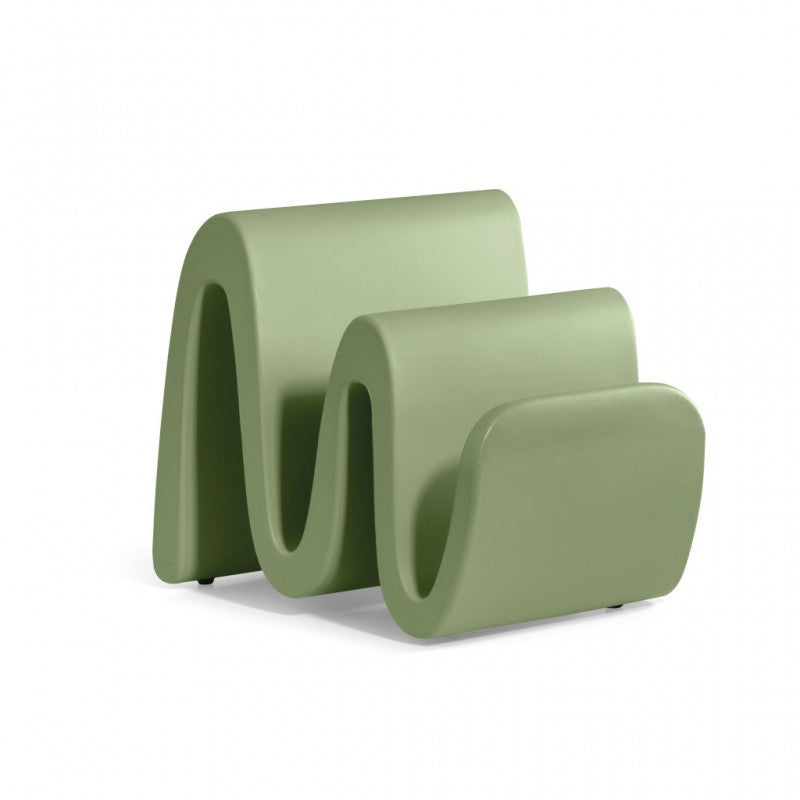 Portariviste dal Design Moderno Colore Rosso Wave Magazine Holder – Lyxo