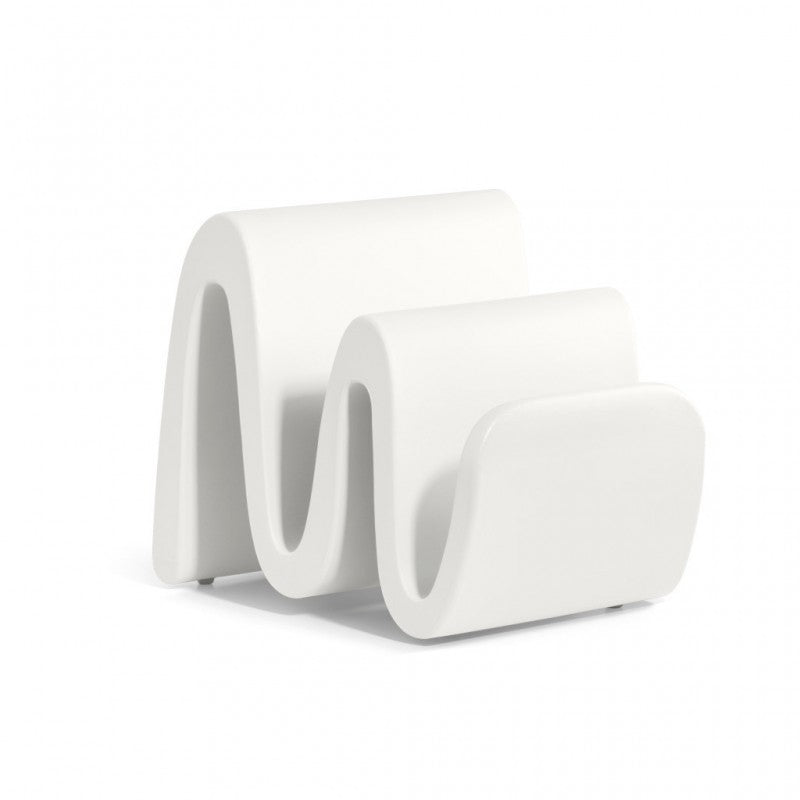 Portariviste dal Design Moderno Colore Rosso Wave Magazine Holder – Lyxo