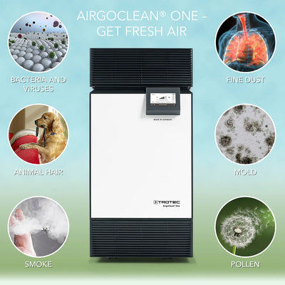 Depuratore d'aria ad alte prestazioni H14 AirgoClean® One