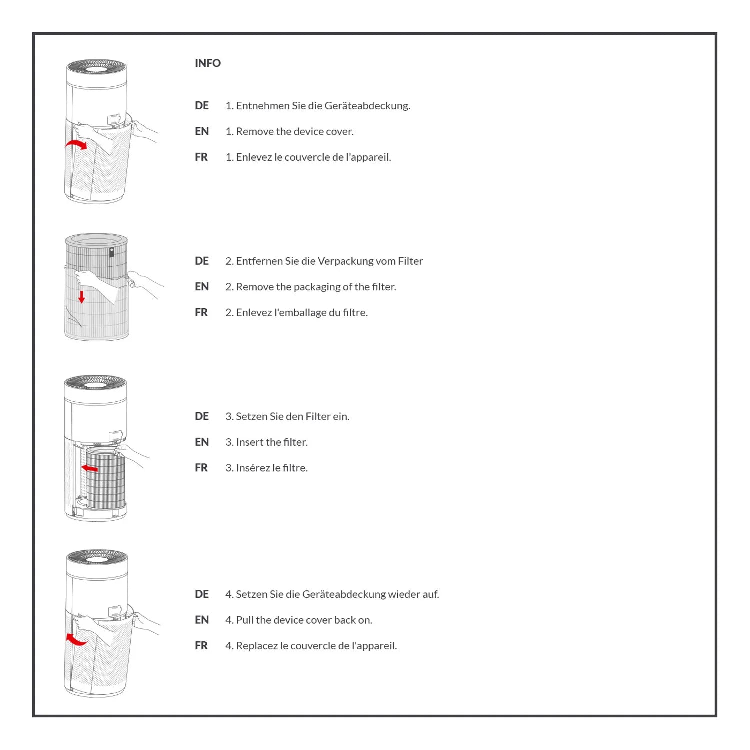 Depuratore d'aria di design AirgoClean® 170 +