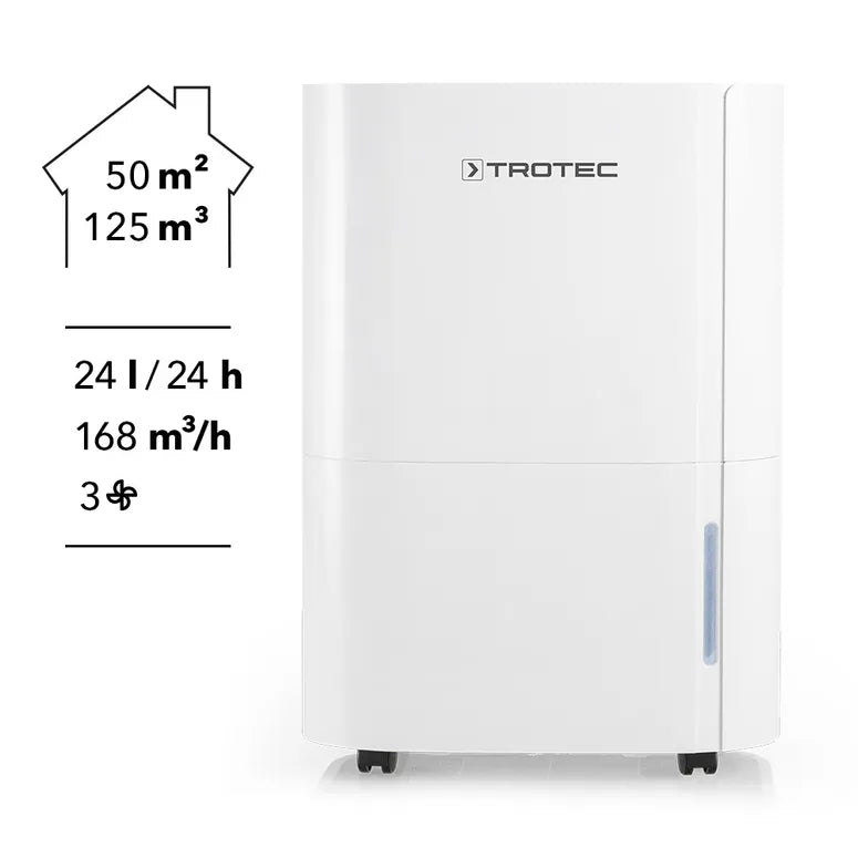 Deumidificatore Trotec HomeComfort TTK 66 E da 24L - Per ambienti fino a 50 mq