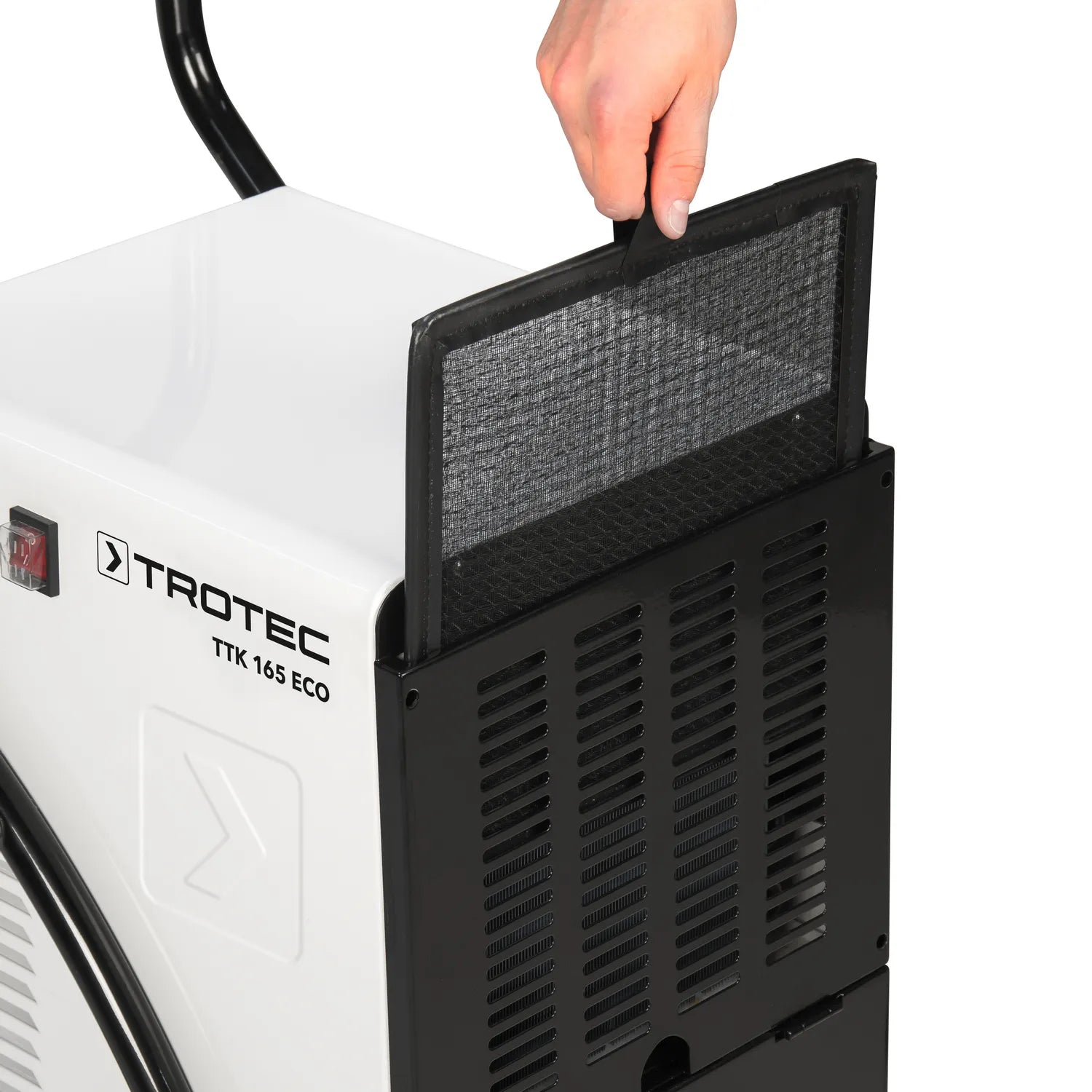 Deumidificatore commerciale TROTEC TTK 165 ECO, 52L/giorno, per ambienti fino a 90 m²