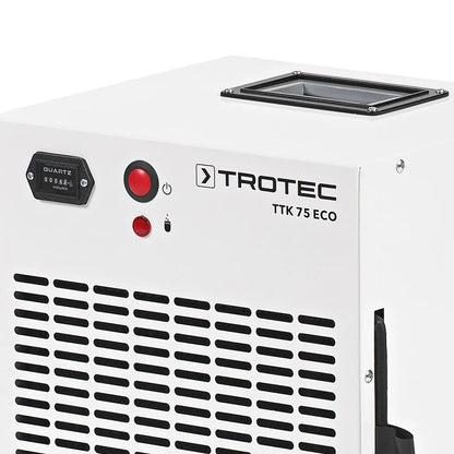 Deumidificatore Professionale TROTEC TTK 75 ECO, 21L/giorno, per ambienti fino a 45 m²