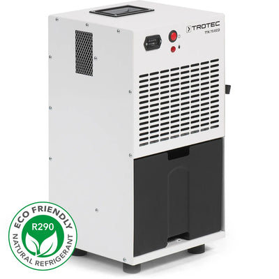 Deumidificatore Professionale TROTEC TTK 75 ECO, 21L/giorno, per ambienti fino a 45 m²