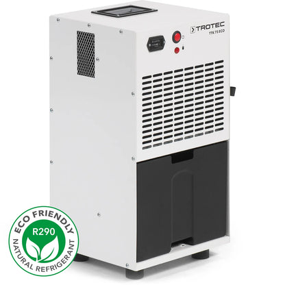 Deumidificatore Professionale TROTEC TTK 75 ECO, 21L/giorno, per ambienti fino a 45 m²