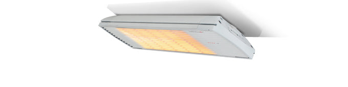 Riscaldatore Elettrico a Raggi Infrarossi in Onde Medie Veloci Heatscope Spot 2200W Bianco o Nero