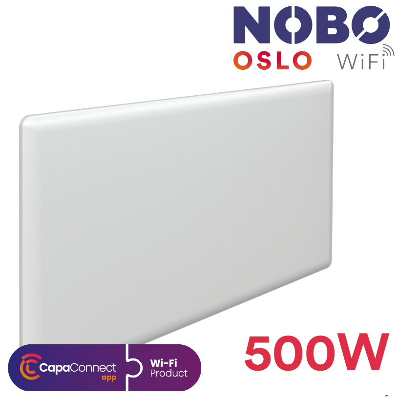 Radiatore elettrico norvegese NOBO OSLO WiFi 500W