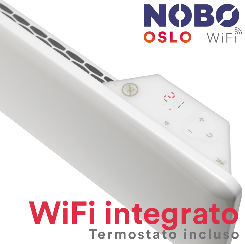 Radiatore elettrico norvegese NOBO OSLO WiFi 1500W