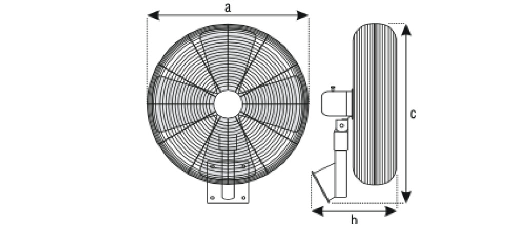 Ventilatore Industriale Assiale WF2460 Tecnocooling