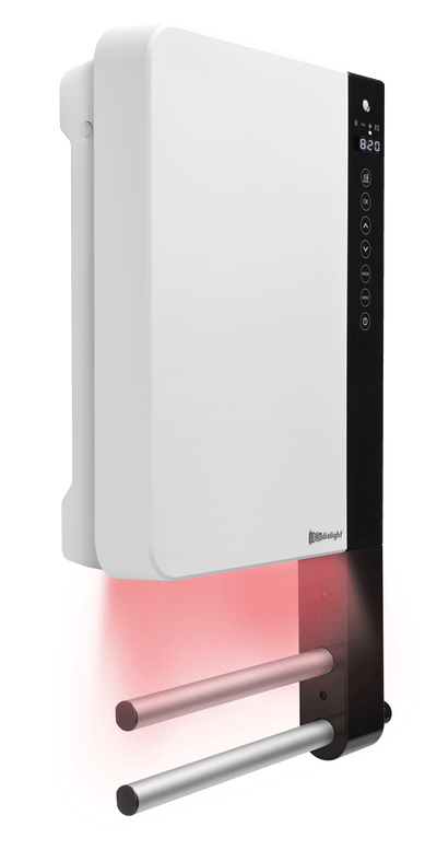 Termoventilatore Scaldasalviette con Specchio Radialight WINDY VISIO - Bagno Design