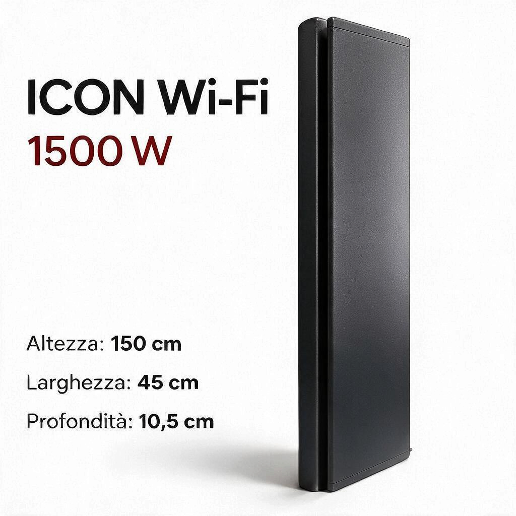 Radiatore elettrico verticale Radialight ICON Wi-Fi