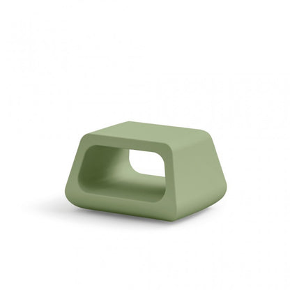 Tavolino Basso da Esterno in Polietilene 79x46 cm Colore Ambra Sugar - Lyxo