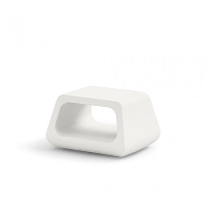 Tavolino Basso da Esterno in Polietilene 79x46 cm Colore Ambra Sugar - Lyxo