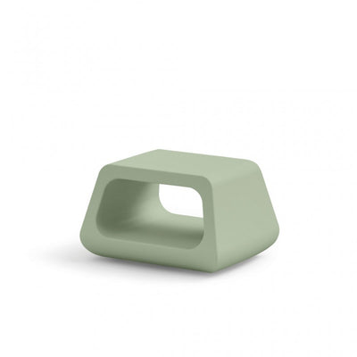 Tavolino Basso da Esterno in Polietilene 79x46 cm Colore Ambra Sugar - Lyxo