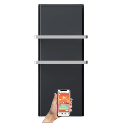 Scaldasalviette elettrico Radialight ICON 2B Wi-Fi - 750 W / Grigio antracite