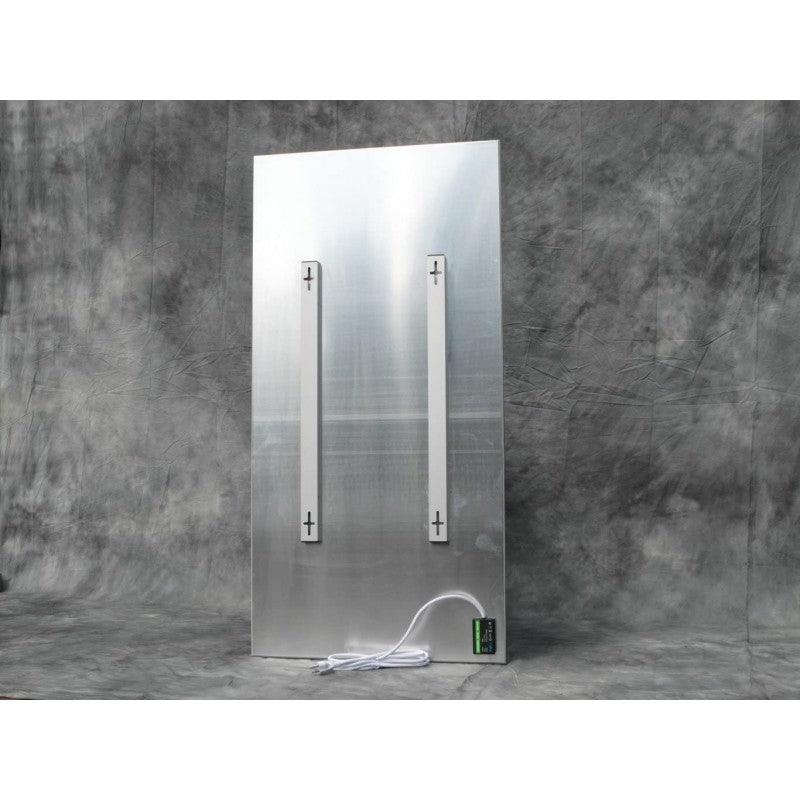 PANNELLO RADIANTE AD INFRAROSSI - GLASS LINE INFRAPOWER - VCIR - BIANCO, NERO E SPECCHIO