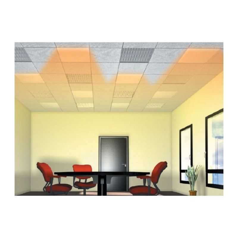 INFRAPOWER - Pannello Radiante VCIR in alluminio bianco, da soffitto