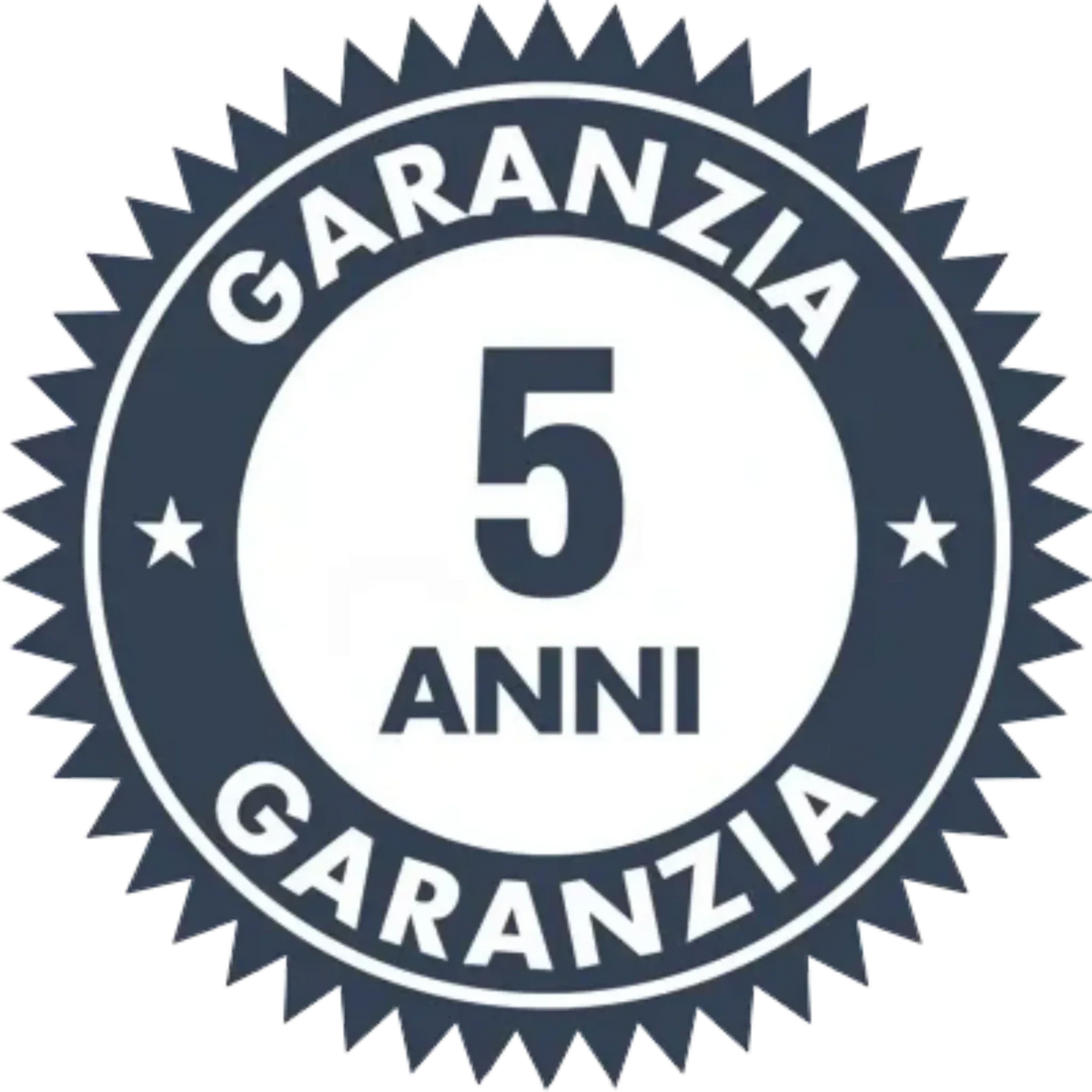 Sigillo di garanzia 5 anni Klimago™ per termoventilatore da bagno Radialight TOUCH