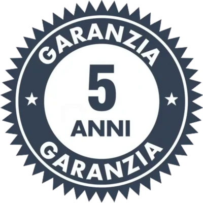 Sigillo di garanzia 5 anni Klimago™ per termoventilatore da bagno Radialight TOUCH