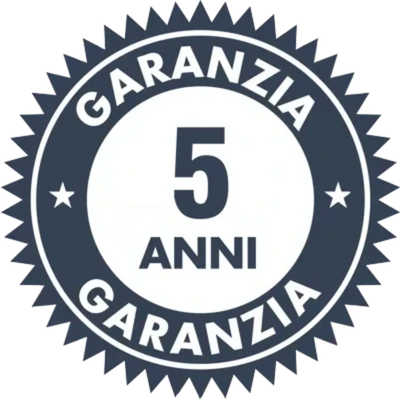 Logo della garanzia di 5 anni Klimago™ per scaldasalviette elettrici Radialight