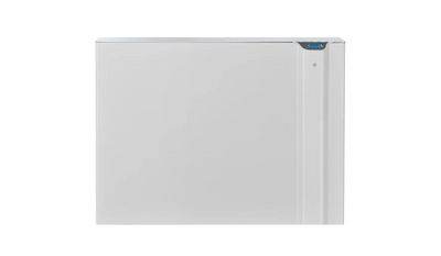 Radiatore elettrico bianco Klimago™ Radialight KLIMA Wi-Fi con display digitale e design sottile per montaggio a parete