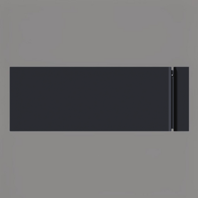 Radiatore elettrico da parete Klimago™ Radialight KYOTO Dual-Therm in finitura grigio antracite, design ultra piatto.
