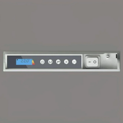 Pannello di controllo digitale del radiatore elettrico verticale Klimago™ Radialight ICON con display LCD e tasti