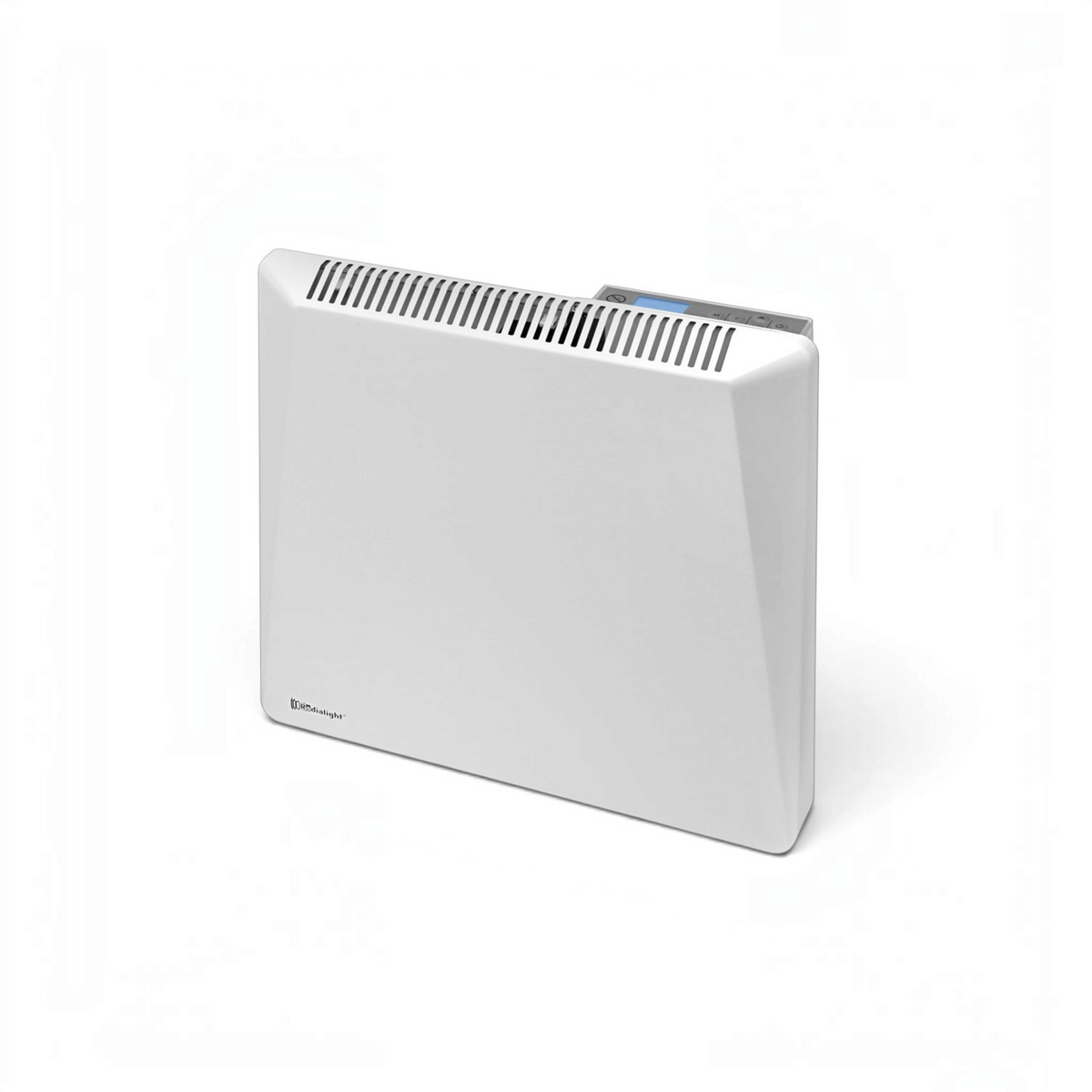 Termoconvettore elettrico digitale bianco Radialight SIRIO disponibile su Klimago™ con display e design moderno