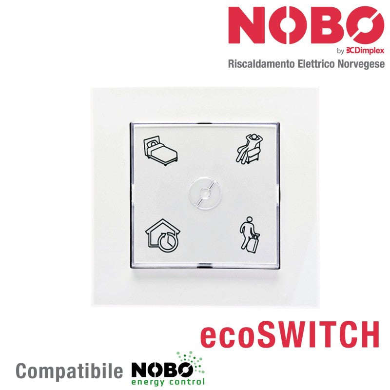 NOBO ecoSWITCH per controllo centralizzato radiatori elettrici Norvegesi NOBO con sensore temperatura