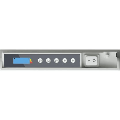 Radialight ICON Radiatore e Convettore Elettrico Dual-Therm a Basso Consumo (1500 W, Grigio Antracite)