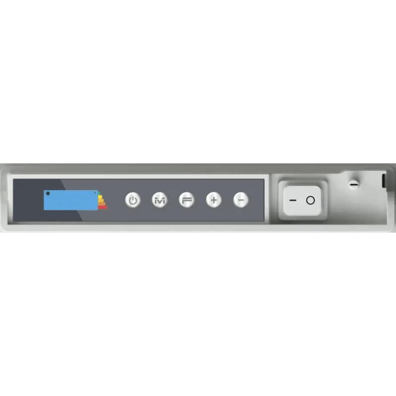 Radialight ICON Radiatore e Convettore Elettrico Dual-Therm a Basso Consumo (1500 W, Grigio Antracite)