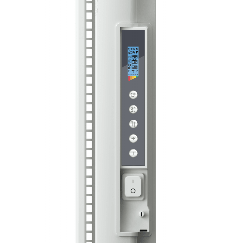 Radialight ICON Radiatore e Convettore Elettrico Dual-Therm a Basso Consumo (1500 W, Grigio Antracite)