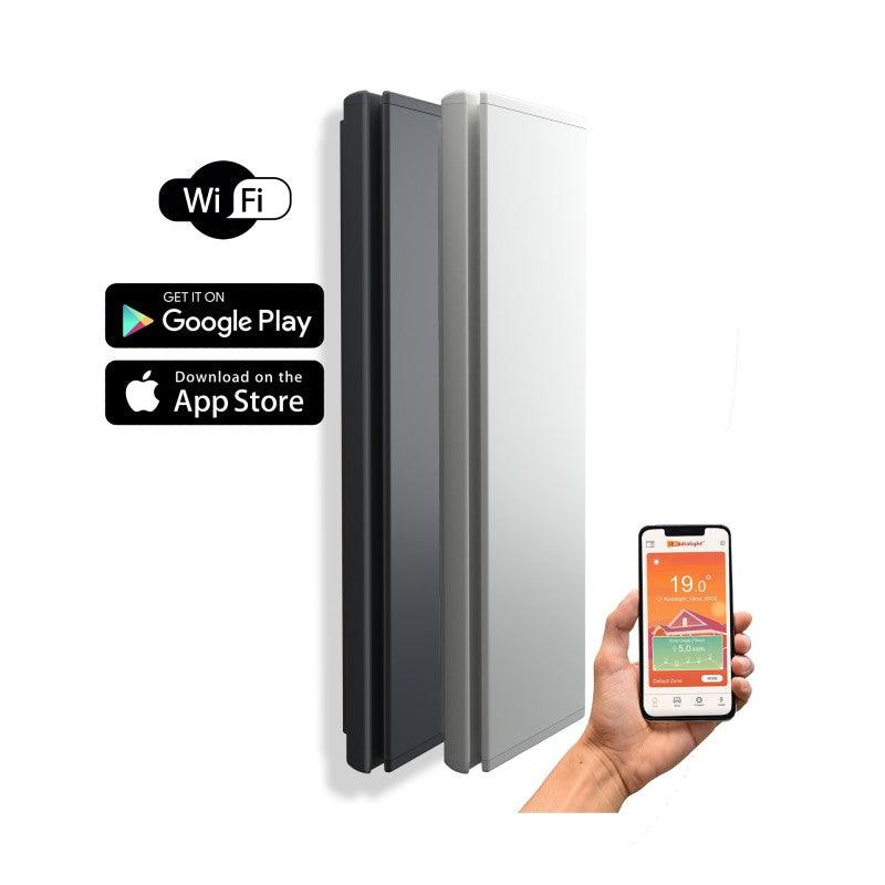 Radialight ICON Wi-Fi Radiatore e Convettore Elettrico Dual-Therm a Basso Consumo con Wi-Fi incluso