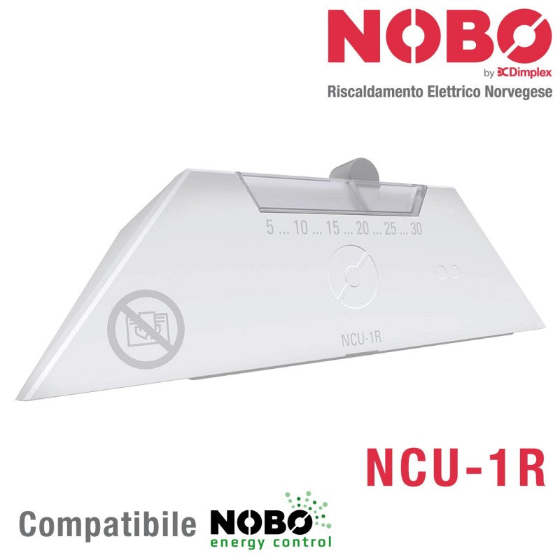 NOBO Ricevitore radio NCU-1R con manopola per temperatura comfort per radiatore elettrico Norvegese