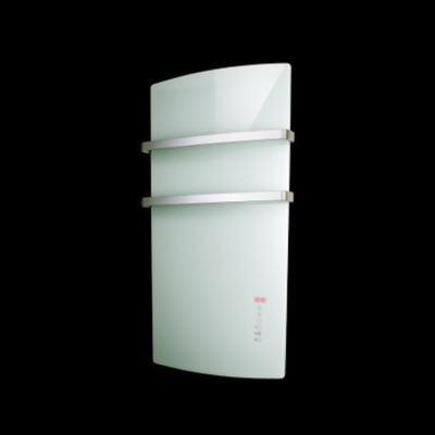 Scaldasalviette in vetro Radialight DEVA 1500 W - Bianco onice