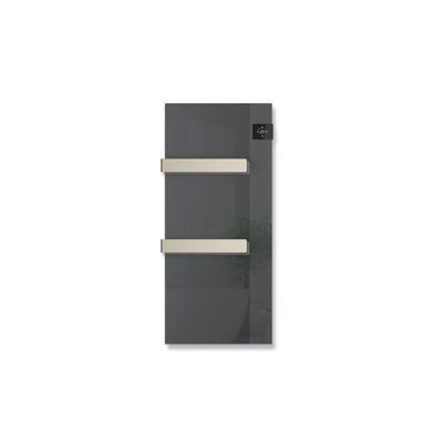 Scaldasalviette in vetro Radialight SILK - Antracite