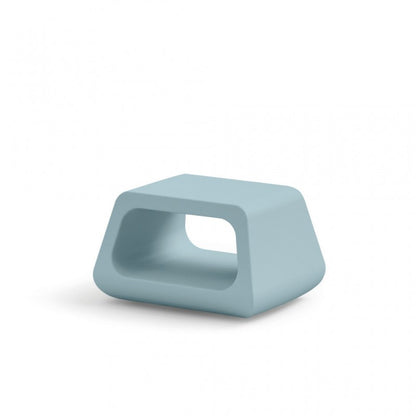 Tavolino Basso da Esterno in Polietilene 79x46 cm Colore Ambra Sugar - Lyxo